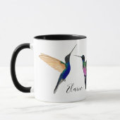 Mug Boue de colibris personnalisée (Gauche)