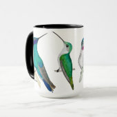 Mug Boue de colibris personnalisée (Devant gauche)