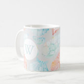 Mug Boue de coquillages d'aquarelle (Devant gauche)