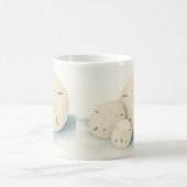 Mug Boue de coquille d'aquarelle - Style côtier calme (Centre)