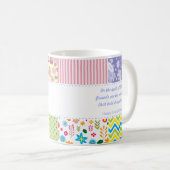 Mug Boue de courtepointes personnalisées (Devant droit)