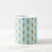 Mug Boue de crème glacée aquarelle (turquoise) (Centre)