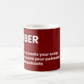 Mug Boue de définition de barbier (Centre)