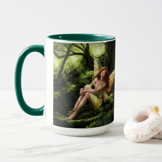 Mug Boue de fée de trèfle (Avec donut)