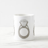 Mug Boue de Fête des mariées à anneau de Mariage Fianç (Centre)