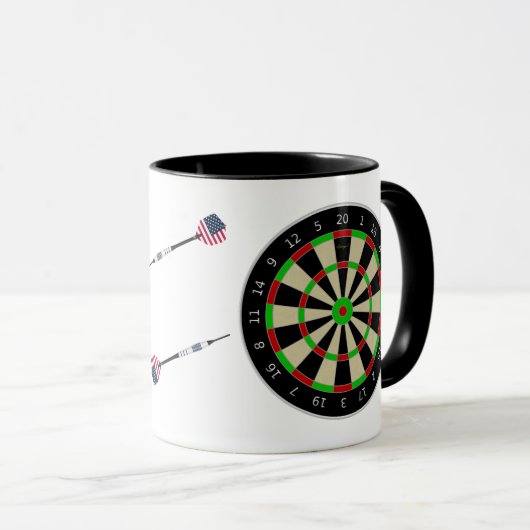 Mug Boue de fléchettes eDesign (Devant droit)
