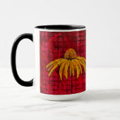 Mug Boue de fleur magenta (Gauche)