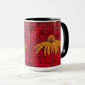 Mug Boue de fleur magenta (Devant droit)