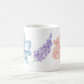 Mug Boue de fleurs d'aquarelle (Centre)