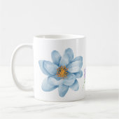 Mug Boue de fleurs d'aquarelle (Gauche)