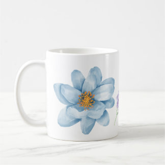 Mug Boue de fleurs d'aquarelle