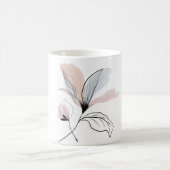 Mug Boue de fleurs d'aquarelle (Centre)