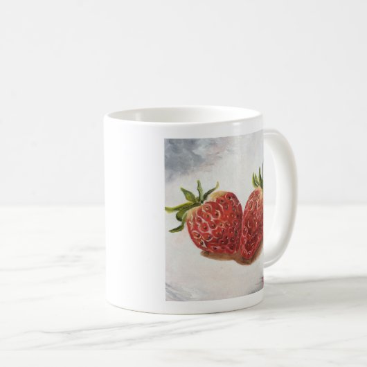 Mug Boue de fraises (Devant droit)
