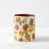 Mug Boue de fruits Kawaii personnalisée pour enfants (Centre)