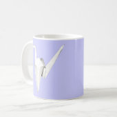 Mug Boue de grues en papier blanc (Devant gauche)