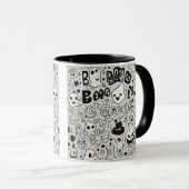 Mug Boue de la feuille de démarrage (Devant droit)