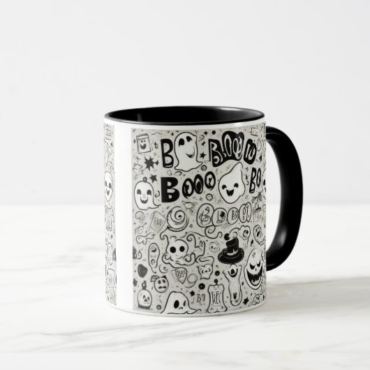 Mug Boue de la feuille de démarrage (Devant droit)