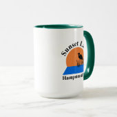 Mug Boue de Loon du lac Sunset (Devant droit)