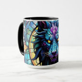 Mug Boue de loup de verre tendu (Devant gauche)