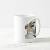 Mug Boue de mème de chien sourcil (Devant droit)