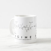 Mug Boue de nom de peptide de régine (Devant gauche)