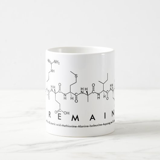 Mug Boue de nom de peptide de Treste (Centre)