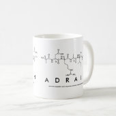 Mug Boue de nom du peptide Adrain (Devant droit)
