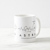 Mug Boue de nom du peptide Astrid (Devant droit)