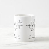 Mug Boue de nom du peptide caché (Centre)