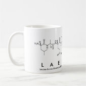 Mug Boue de nom du peptide de la laétitie (Gauche)