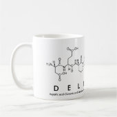 Mug Boue de nom du peptide delphine (Gauche)