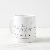 Mug Boue de nom du peptide Fisnik (Devant gauche)