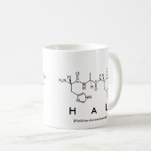Mug Boue de nom du peptide halal (Devant droit)