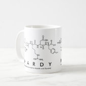 Mug Boue de nom du peptide Hardy (Devant gauche)