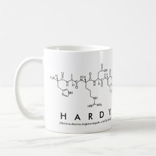 Mug Boue de nom du peptide Hardy