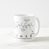 Mug Boue de nom du peptide hémétique (Devant droit)