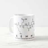 Mug Boue de nom du peptide Kennedy (Devant gauche)