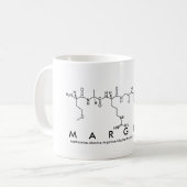 Mug Boue de nom du peptide Margret (Devant gauche)