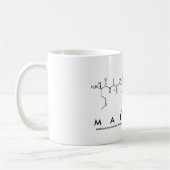 Mug Boue de nom du peptide Margret (Gauche)