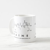 Mug Boue de nom du peptide Raine (Devant gauche)