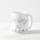 Mug Boue de nom du peptide Sandrine (Devant droit)