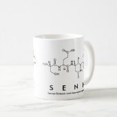 Mug Boue de nom du peptide senn (Devant droit)