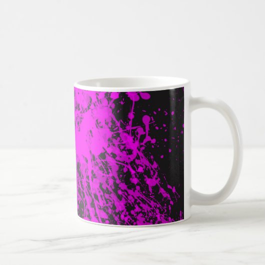 Mug Boue de peinture pourpre (Droite)