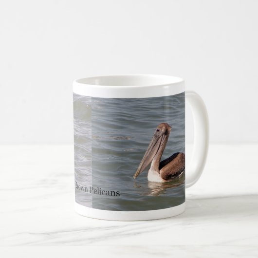 Mug Boue de pélicans Brown (Devant droit)