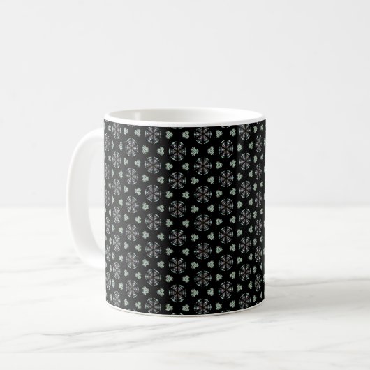 Mug Boue de plaisir circulaire noire (Devant gauche)
