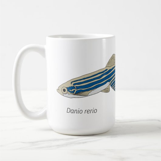 Mug Boue de poisson-Zebrafish (Gauche)