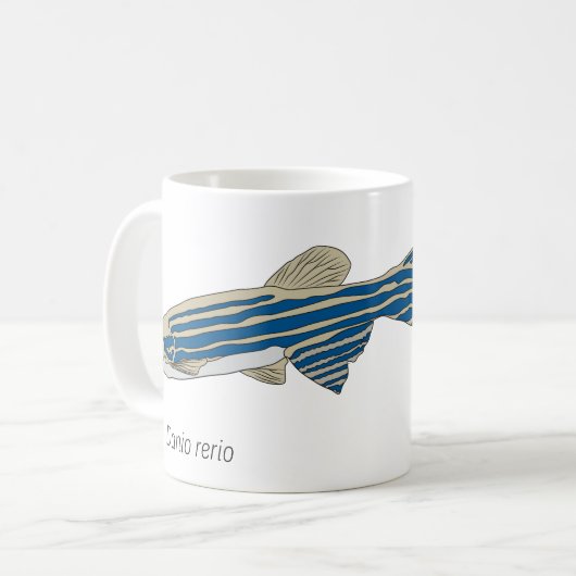 Mug Boue de poisson-Zebrafish (Devant gauche)