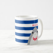 Mug Boue de requin mignonne (Devant droit)