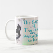 Mug Boue de sirène de sable et de mer (Gauche)