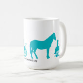 Mug Boue de soins des chevaux (Devant droit)